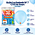 BALAO LISO REDONDO N° 7 AZUL BABY C/50 UNIDADES - Imagem 2