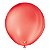 BALAO LISO 7 REDONDO VERMELHO QUENTE PCT C/50 UNIDADES - Imagem 1