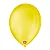 BALAO LISO 9 REDONDO AMARELO CITRINO C/50 UNIDADES - Imagem 1