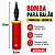 BOMBA PARA ENCHER BALAO MANUAL VERMELHA/AMARELA UNIDADE - Imagem 1