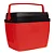CAIXA TERMICA 34 LITROS VERMELHA - PRETA MOR - Imagem 1