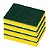 ESPONJA SUPER BRITISH MULTIUSO 110MMX75MMX20MM PCT C/4 UNID - Imagem 1