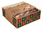 CAIXA BROWNIE C/CELOFANE NATAL KRAFT C/10 UNIDADES - Imagem 1