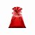 SACO PRESENTE 10X14 VERMELHO METAL C/50 - Imagem 1