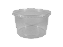 KIT POTE REDONDO C/ TAMPA 1000ML C/24 UNIDADES - Imagem 2