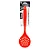 Escumadeira de Silicone 28x8 vermelha - Imagem 1