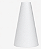 CONE EM ISOPOR MACIÇO 14CM X 8CM 1 UNIDADE - Imagem 1