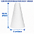 CONE EM ISOPOR MACIÇO 14CM X 8CM 1 UNIDADE - Imagem 2