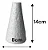 CONE ISOPOR 140MM MACICO STYROFORM 1 UNIDADE - Imagem 2