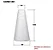 CONE ISOPOR 180MM MACICO STYROFORM 1 UNIDADE - Imagem 2