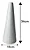 CONE ISOPOR 340MM MACICO STYROFORM 1 UNIDADE - Imagem 2