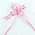 LACO 25CM X 12CM ROSA BB COM LISTRA PRATA C/10 - Imagem 1