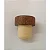 GARRAFA VIDRO QUARTZO TRANSPARENTE COM ROLHA 700ML - Imagem 1