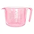 JARRA PLÁSTICA 1 LITRO MEDIDORA ROSA - Imagem 1
