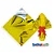 EMBALAGEM P/OVO PASCOA LISO OURO 30X30 C/25 - Imagem 1