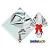 EMBALAGEM P/OVO PASCOA LISO PRATA 35X35 C/25 - Imagem 1