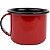 CANECA ESMALTADA 150ML UN COR VERMELHA - Imagem 1
