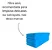 FIBRA LIMPEZA MACIA AZUL 100MMX230MMX PCT C/10 FIBRAS - Imagem 2