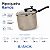 PIPOQUEIRA RAMOS C/TAMPA TRANSP. CINZA 4,6 LITROS - Imagem 2