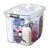 CAIXA ORGANIZADORA TOP STOCK RETANGULAR 11 LITROS 32X22X23CM - Imagem 2