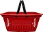 Cesta Plástica 13 Litros Vermelha C/Alca - Imagem 1