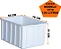 CAIXA PLAST BRANCA 130lts 1010 78x56x41 - Imagem 1