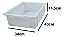 CAIXA PLAST BRANCA 15lts 1012 43x34x15 - Imagem 3