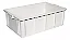 CAIXA PLASTICA BRANCA 36 LITROS 1013 62x39x21 - Imagem 1