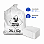 SACO LIXO BRANCO INFECTANTE 30 LITROS C/100 UND - Imagem 4