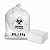 SACO LIXO BRANCO INFECTANTE 30 LITROS C/100 UND - Imagem 2