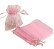 SACO ORGANZA 10X12 ROSA C/10 - Imagem 1