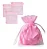 SACOS ORGANZA ROSA 7X9 C/10 - Imagem 1