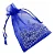 SACO ORGANZA 14X20 AZUL ESCURO C/10 UN - Imagem 1