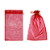 SACO ORGANZA 25X40 VERMELHO C/10 UND - Imagem 1