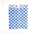 SACO MINI LANCHE XADREZ AZUL 11,5X10 100UN - Imagem 1