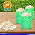 SACO MINI LANCHE XADREZ VERDE 11X10 100U - Imagem 1