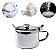ACUCAREIRO DE INOX C/ COLHER 300GR - Imagem 2