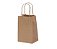 SACOLA PAPEL KRAFT NATURAL 9,5X7,5X14,5CM C/10 - Imagem 1