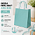 SACOLA PAPEL KRAFT AZUL BEBE 13,5X8X16 C/10 - Imagem 3