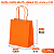 SACOLA PAPEL KRAFT LARANJA 13,5X8X16 C/10 - Imagem 4