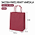 SACOLA PAPEL KRAFT MARSALA 13X8X16 C/10 - Imagem 4