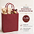 SACOLA PAPEL KRAFT MARSALA 13X8X16 C/10 - Imagem 3