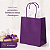SACOLA PAPEL KRAFT ROXO 13,5X8X16 C/10 - Imagem 2