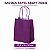 SACOLA PAPEL KRAFT ROXO 13,5X8X16 C/10 - Imagem 3