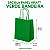 SACOLA PAPEL KRAFT VERDE BANDEIRA 13,5X8X16 C/10 - Imagem 4