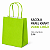 SACOLA PAPEL KRAFT VERDE LIMAO 13,5X8X16 C/10 - Imagem 1
