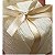 PAPEL PARA BEM CASADO PEROLADO CHAMPAGNE C/40 - Imagem 1