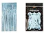 CORTINA METALIZADA AZUL BEBE 100X200 CM - Imagem 1