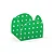 FORMA 4PETALAS VERDE BANDEIRA BOL BCO C/50 - Imagem 1