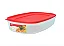 POTE OVAL HERMETICO 5,7 LITROS COM TAMPA REF0352 - Imagem 1